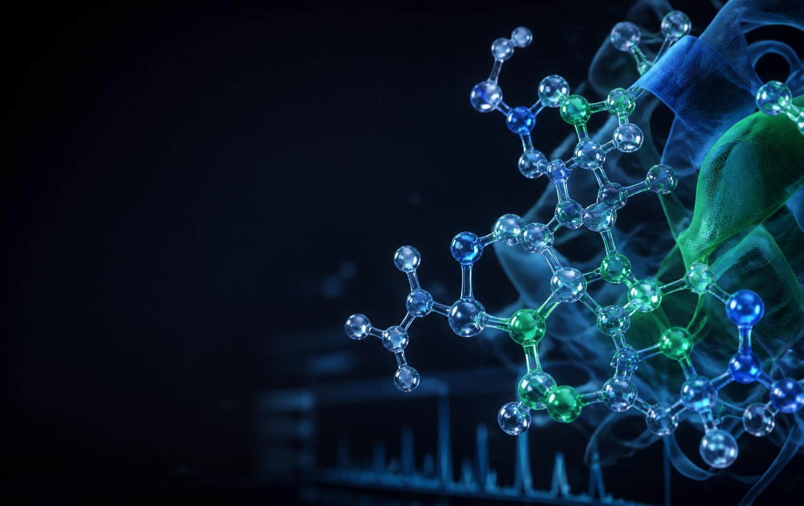Molecular peptide structure in a biotechnology research environment